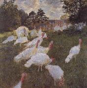 Claude Monet Turkeys Spain oil painting artist